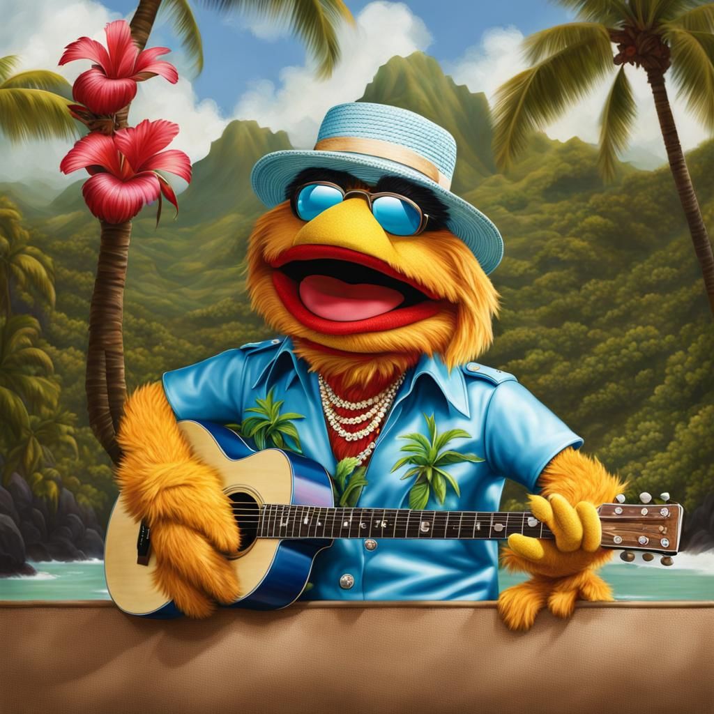 Kermit-the-Frog auditions for Elvis in Blue Hawaii 2.0