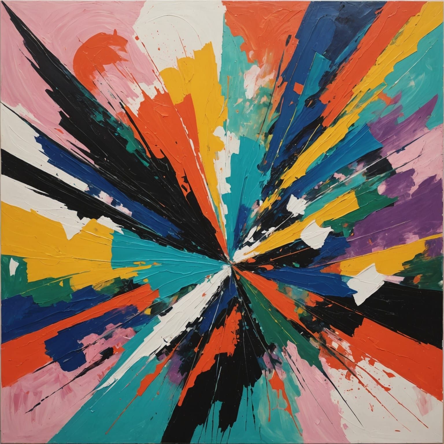 AI-Generated Abstract Art Piece