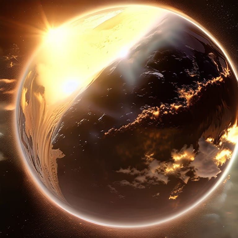 Diamond Ring Close-Up: Hyperrealistic Digital Art