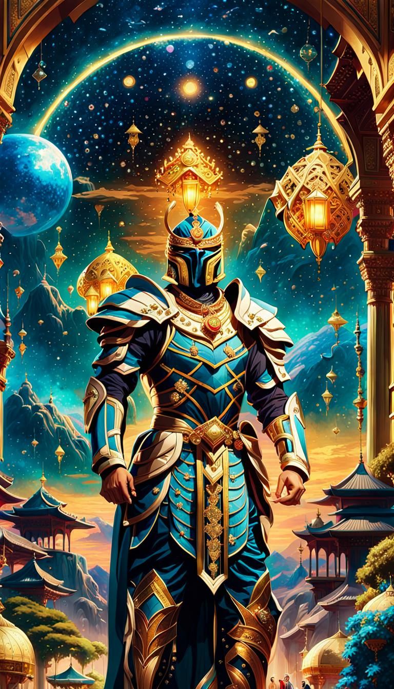 Majestic Harem in Opulent Oasis Palace