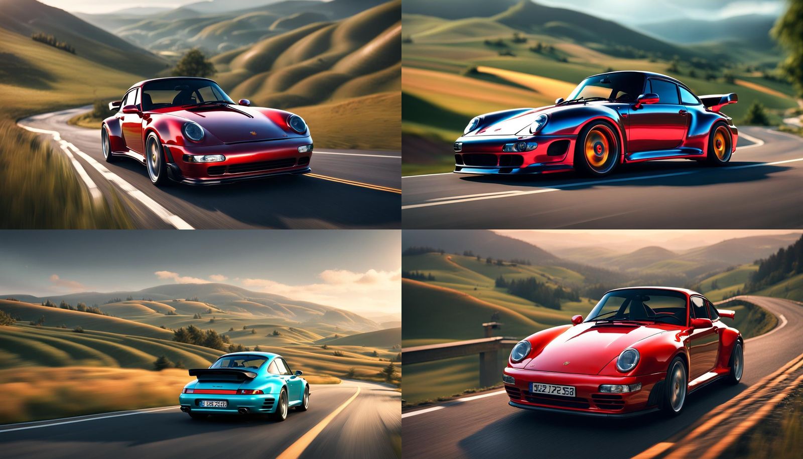 Porsche 993 Turbo on Scenic Route in 8k