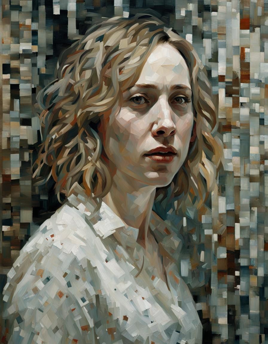 Evocative Portrait in the Style of Alyssa Monks