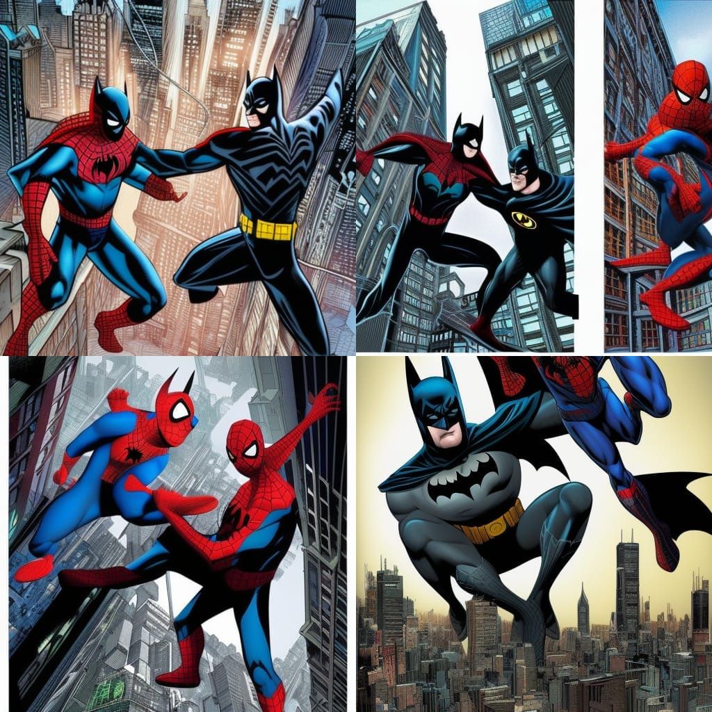 Batman Versus Spider-Man: Comic Book Battle