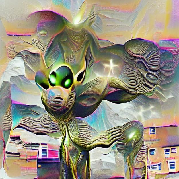 Abstract Image of an Alien God