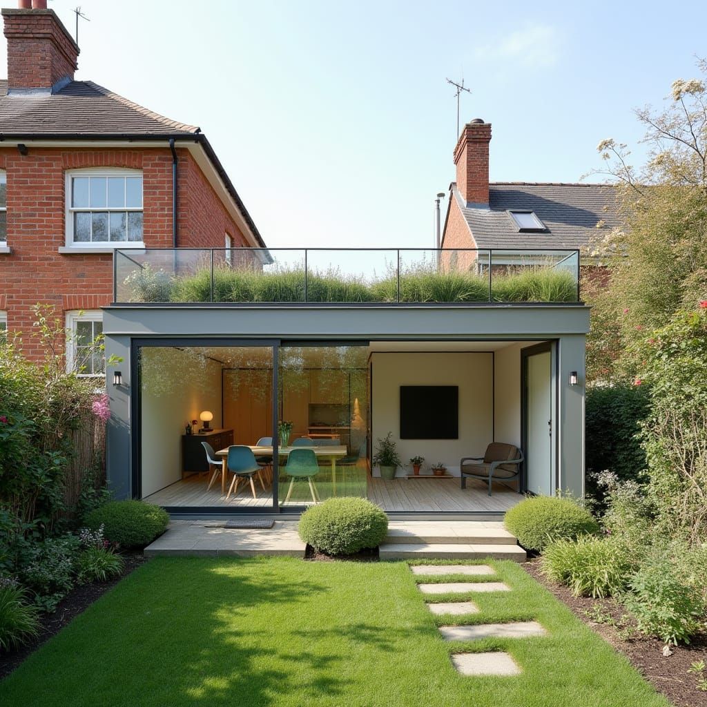 Minimalist Glass Extension to Victorian Townhouse