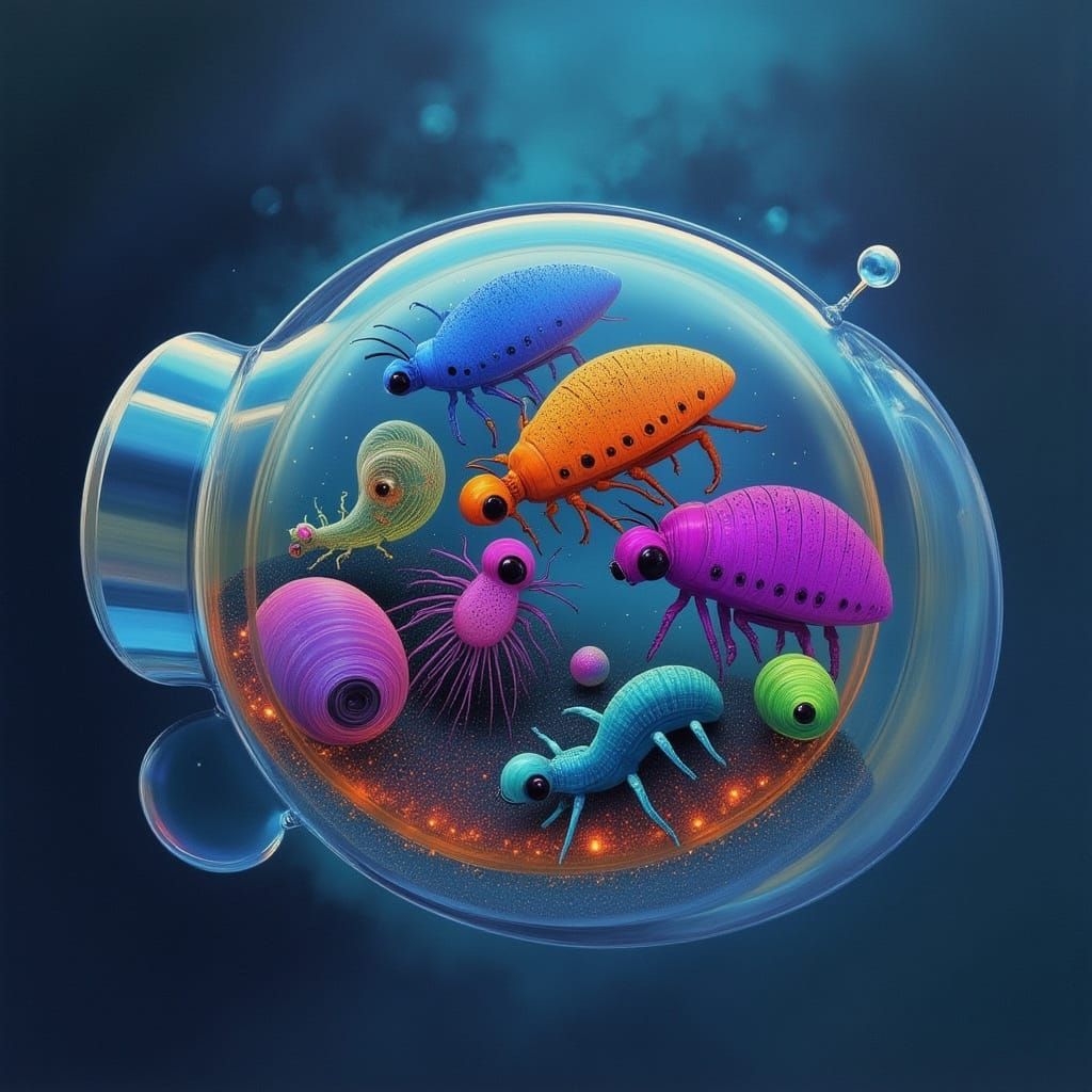 Bugs in Futuristic Space Capsules