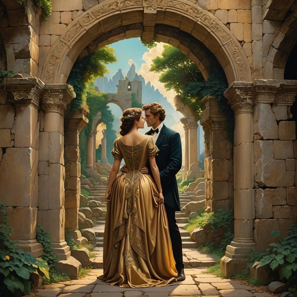 Divorce in Maxfield Parrish Style