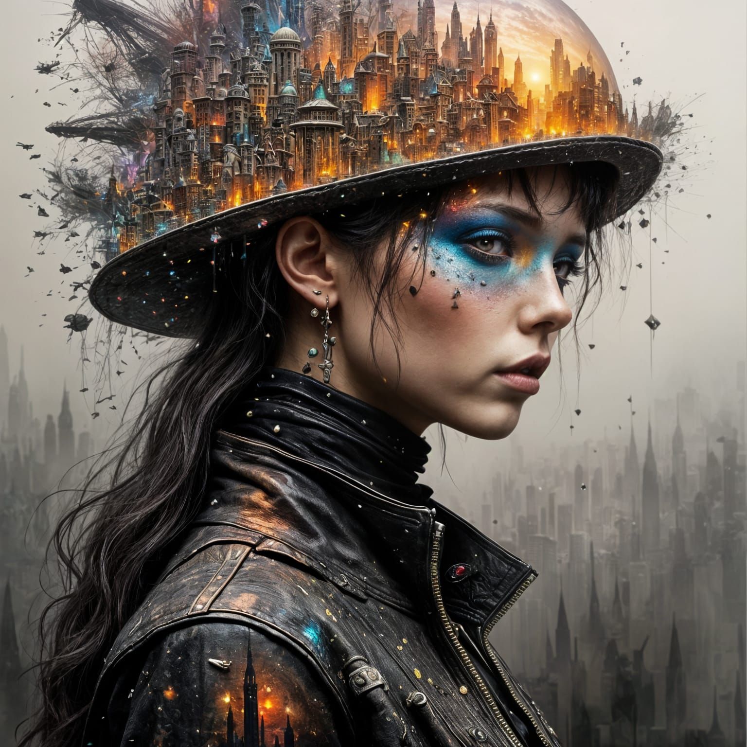 Mystical Faerie in a Leather Jacket Unveils a World of Wonde...