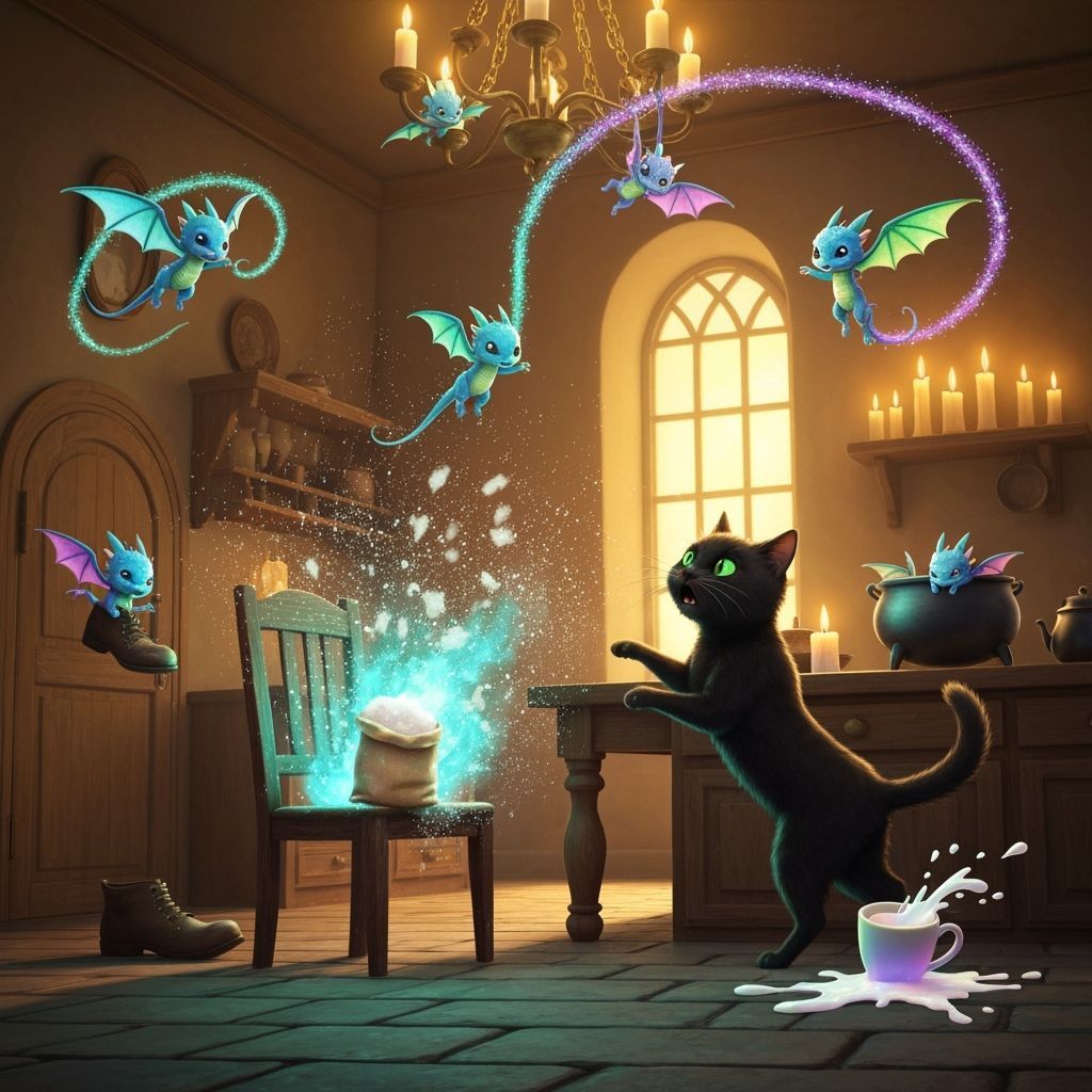 Enchanted Castle Kitchen Chaos with Baby Dragons and a Surpr...