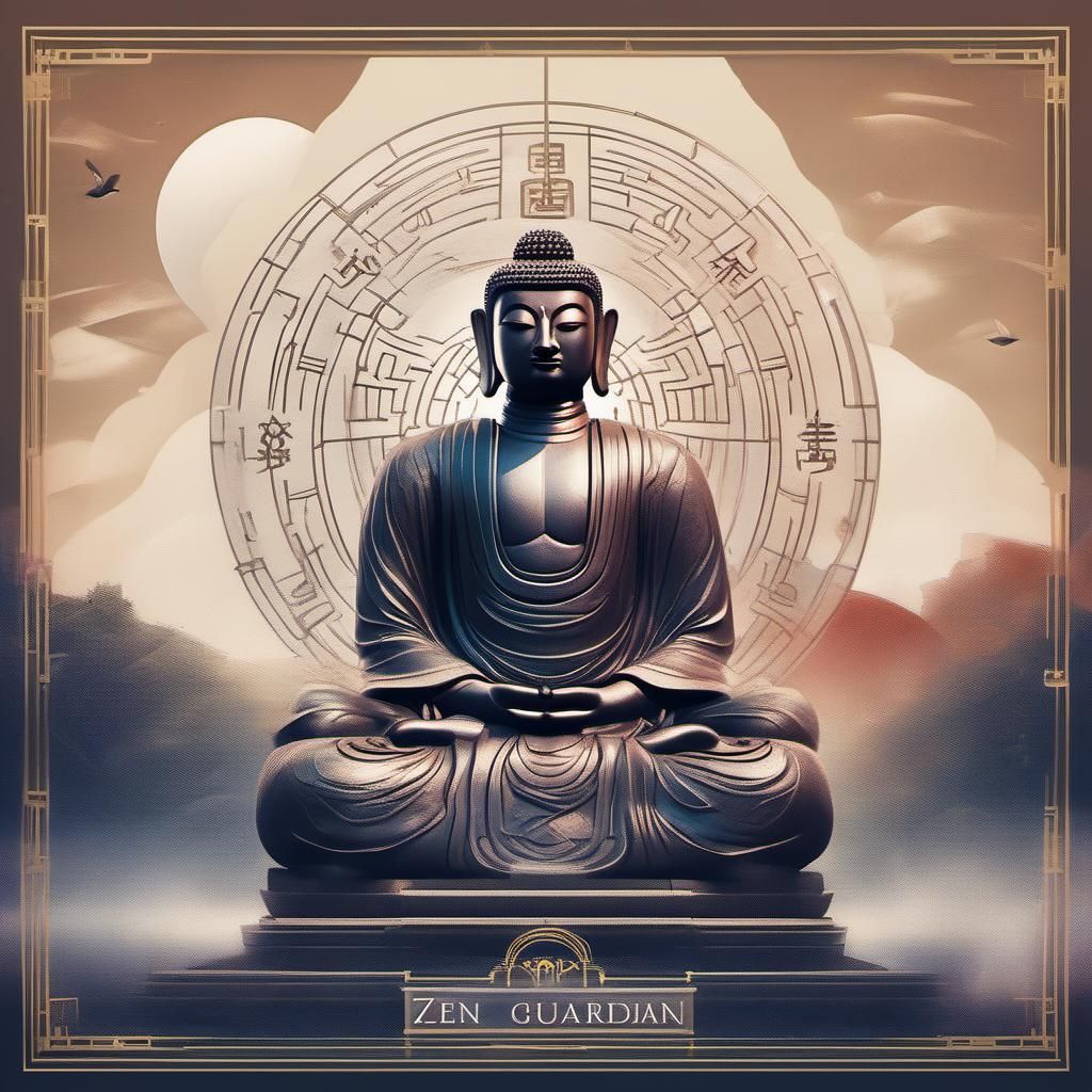 Zen Guardian Album Art: Dimensional Intersection