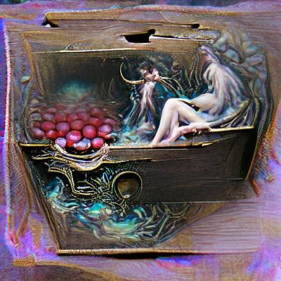 Ominous Pandora's Box Digital Rendering
