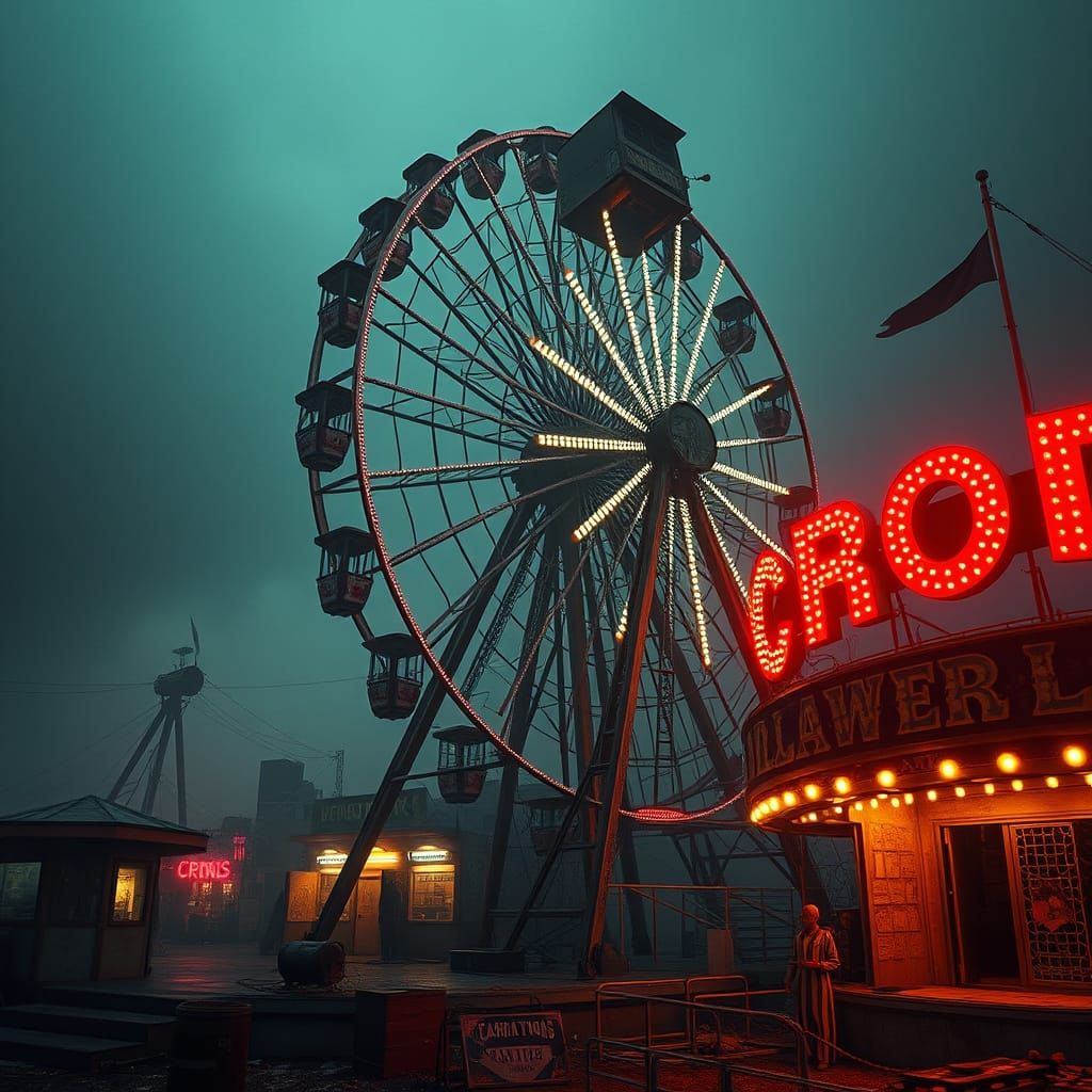 Villain's Lair: Dilapidated Carnival Surveillance Tower