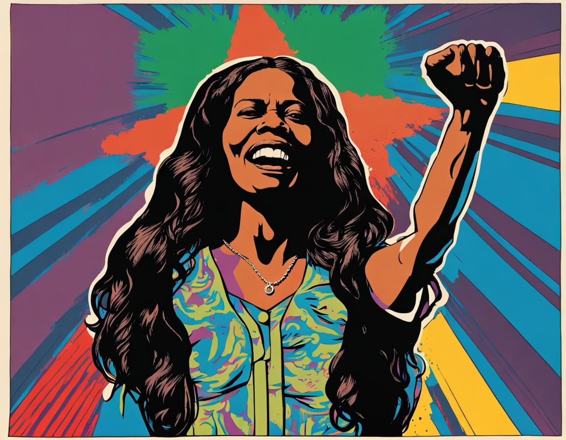 Pop Art Screenprint: Ketanji Brown Jackson, Supreme Court Ju...