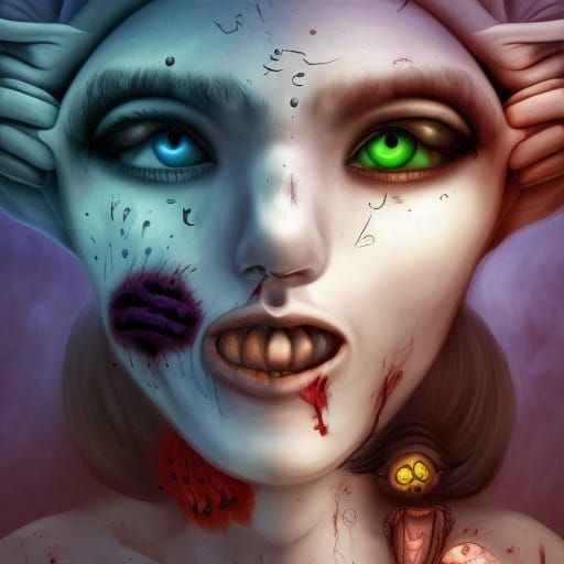 Fearful Necromancer in Ethereal, Arcane Style