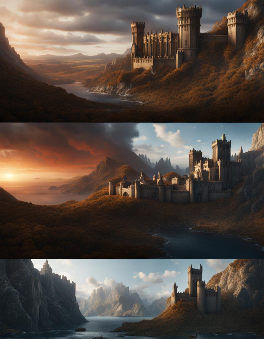 Fantastical Game of Thrones Concept Art
