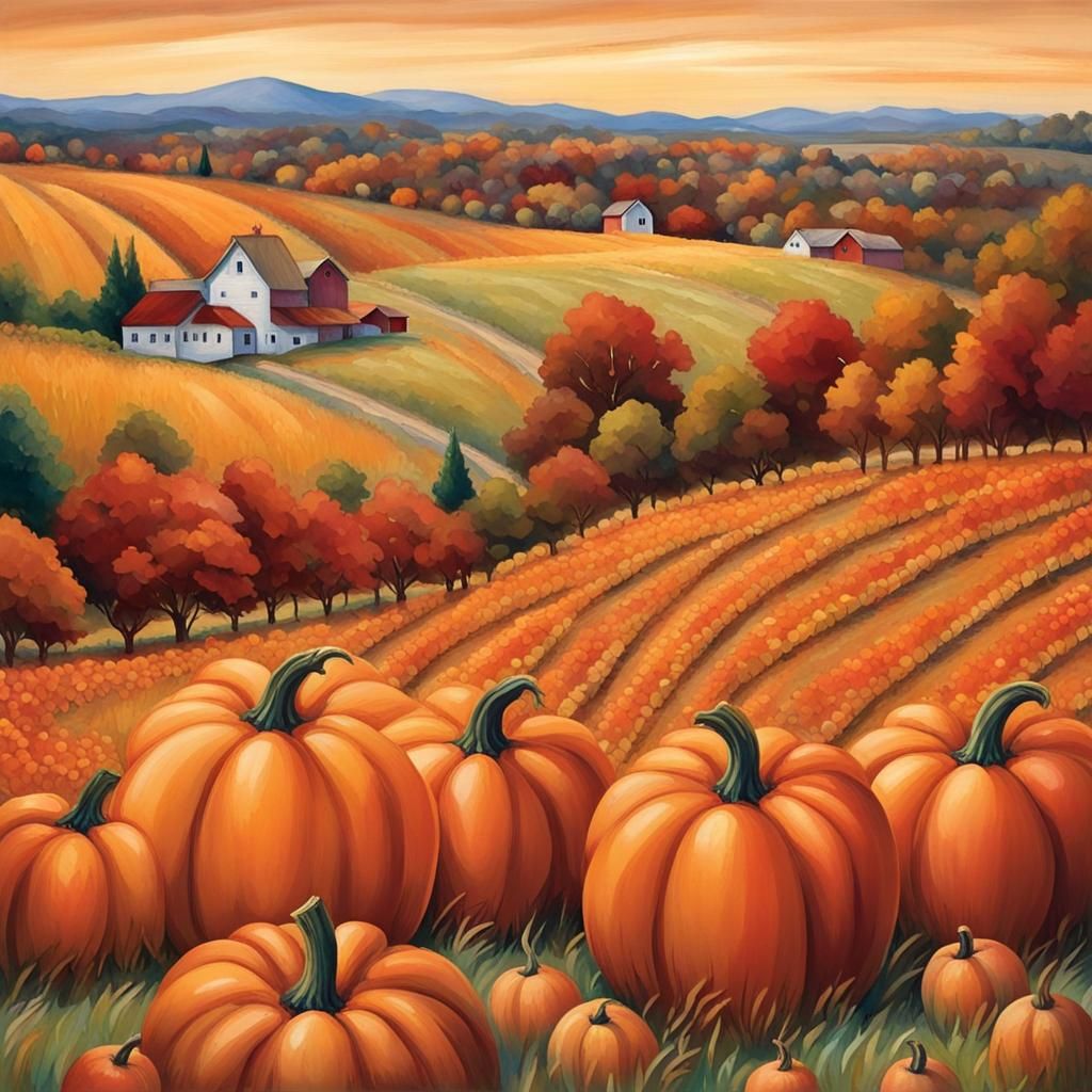 Abundant Autumn Harvest: A Cornucopia of Nature's Gifts