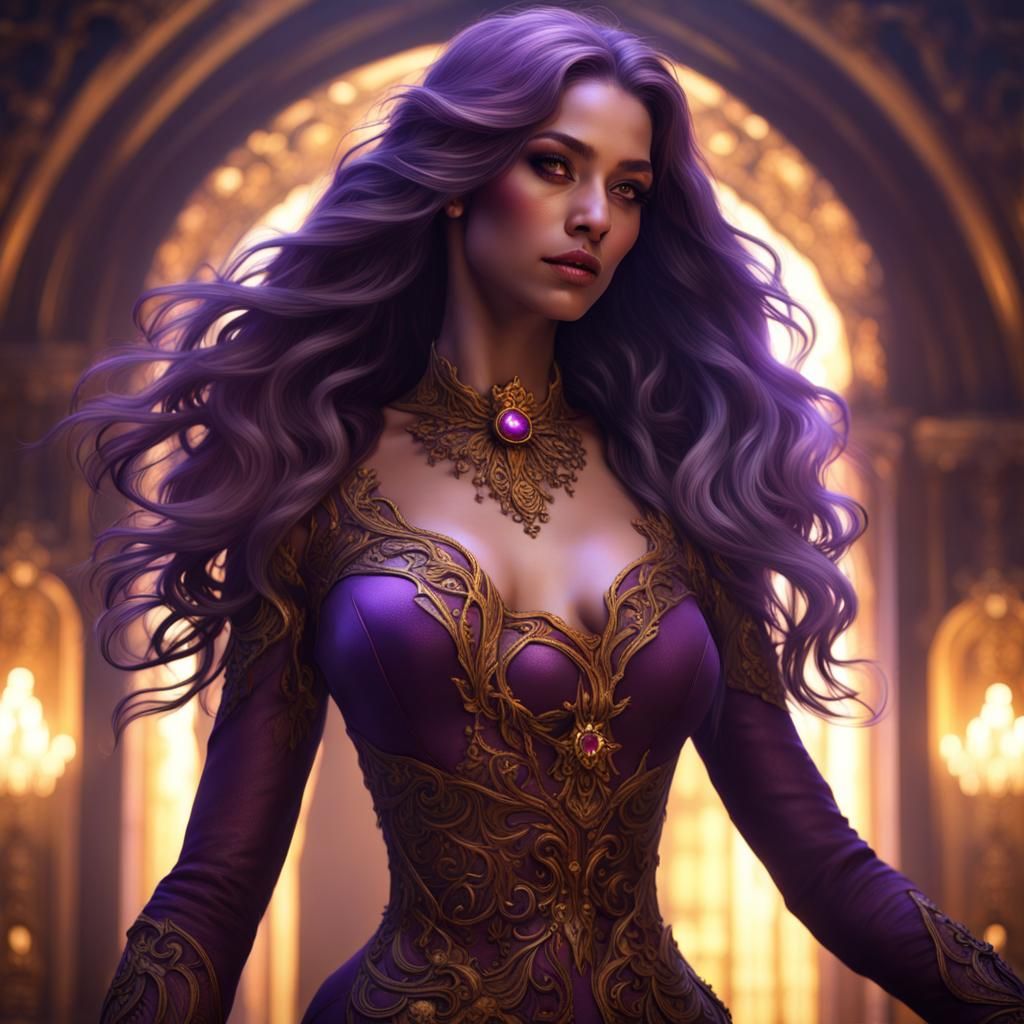 Macabre Ballroom Woman: Dark Fantasy Concept Art