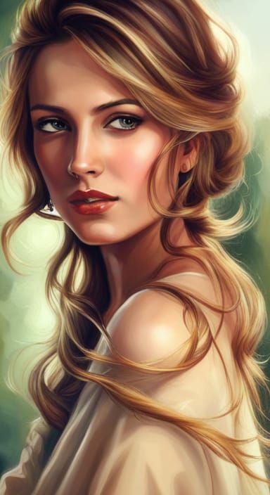 Playful Pet at the Beach