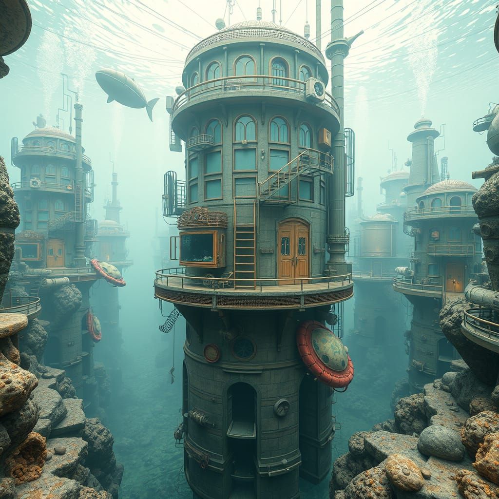 An underwater city