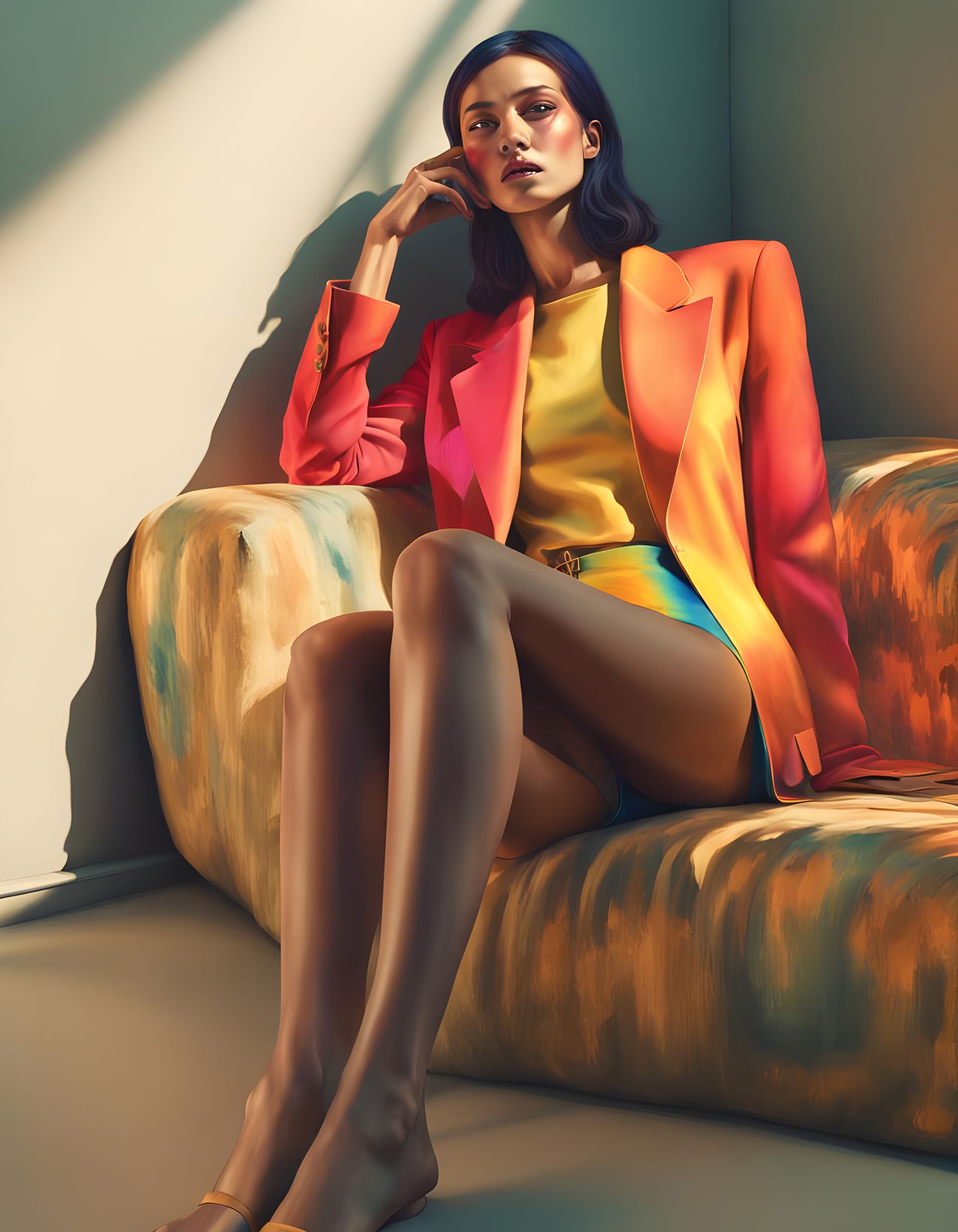 Bauhaus Hyperrealism in Psychedelic Colors