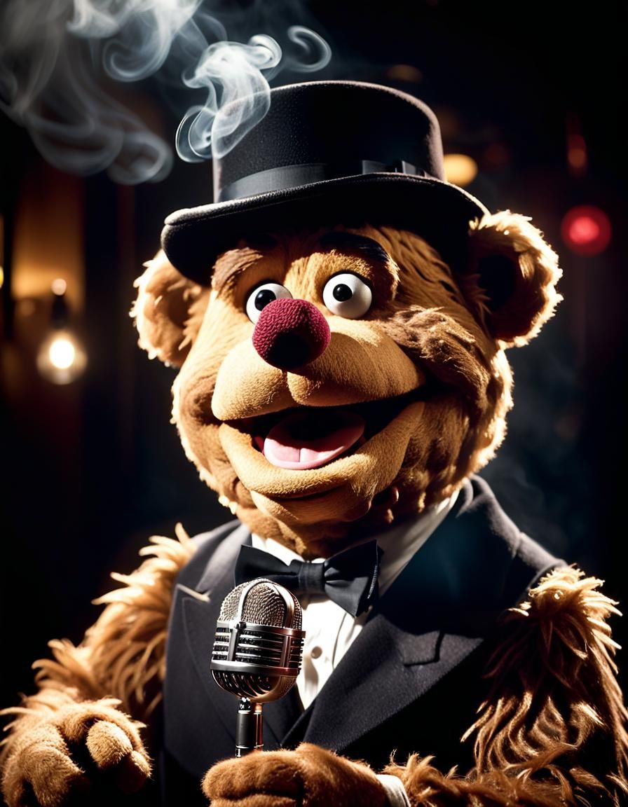 Fozzie Bear back in the 60s when he was a night club comic