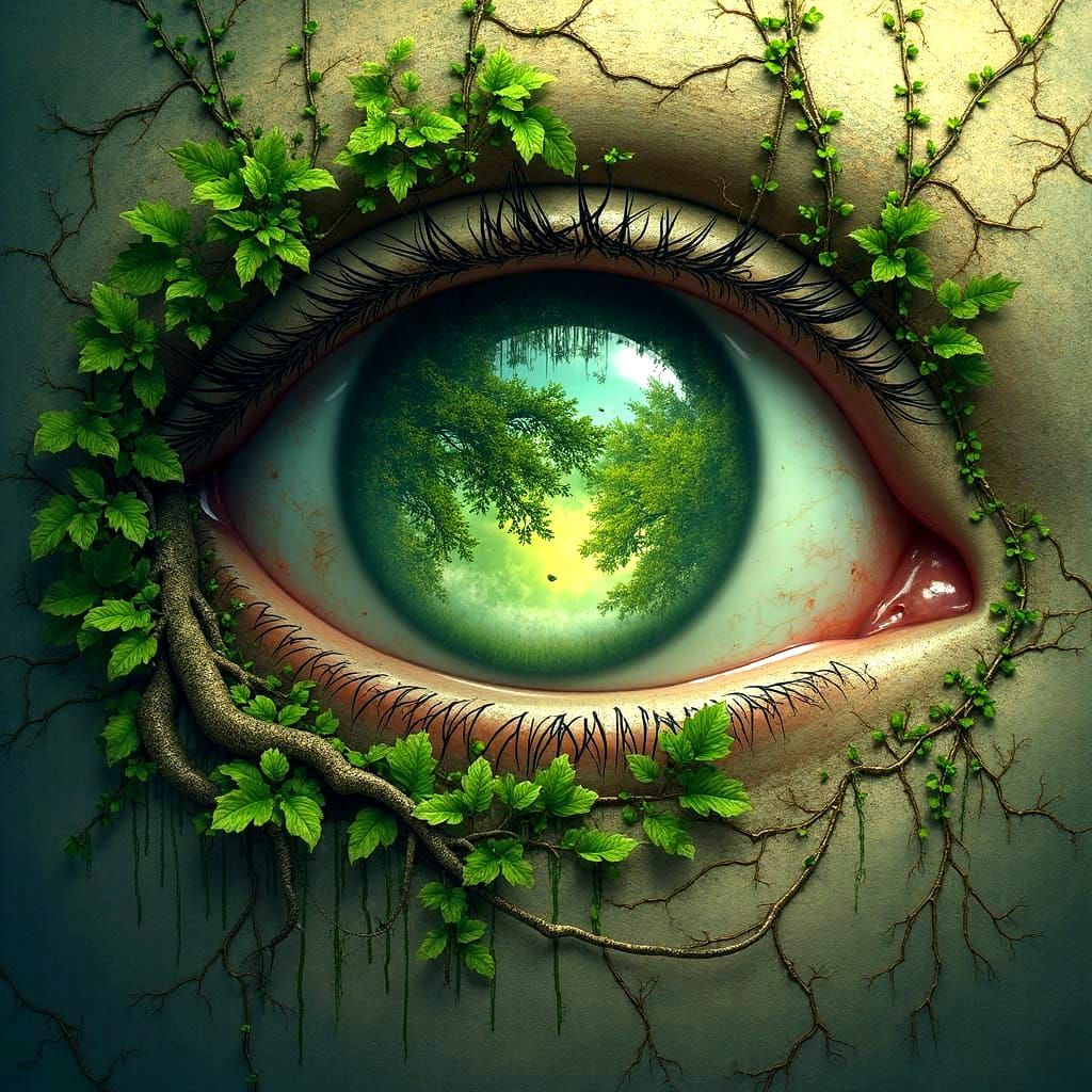 Nature's green eye