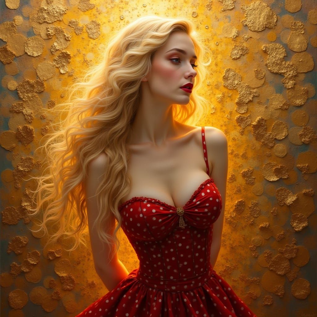 Classical Goddess in Dreamlike Splendor