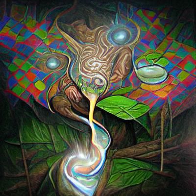 Psychedelic Ayahuasca Experience Visualized