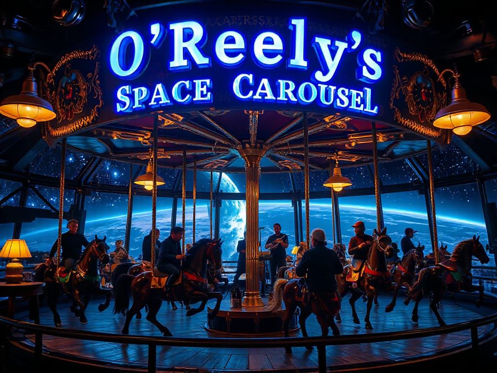 O'Reely’s Space Carousel - with live music! (#1104)