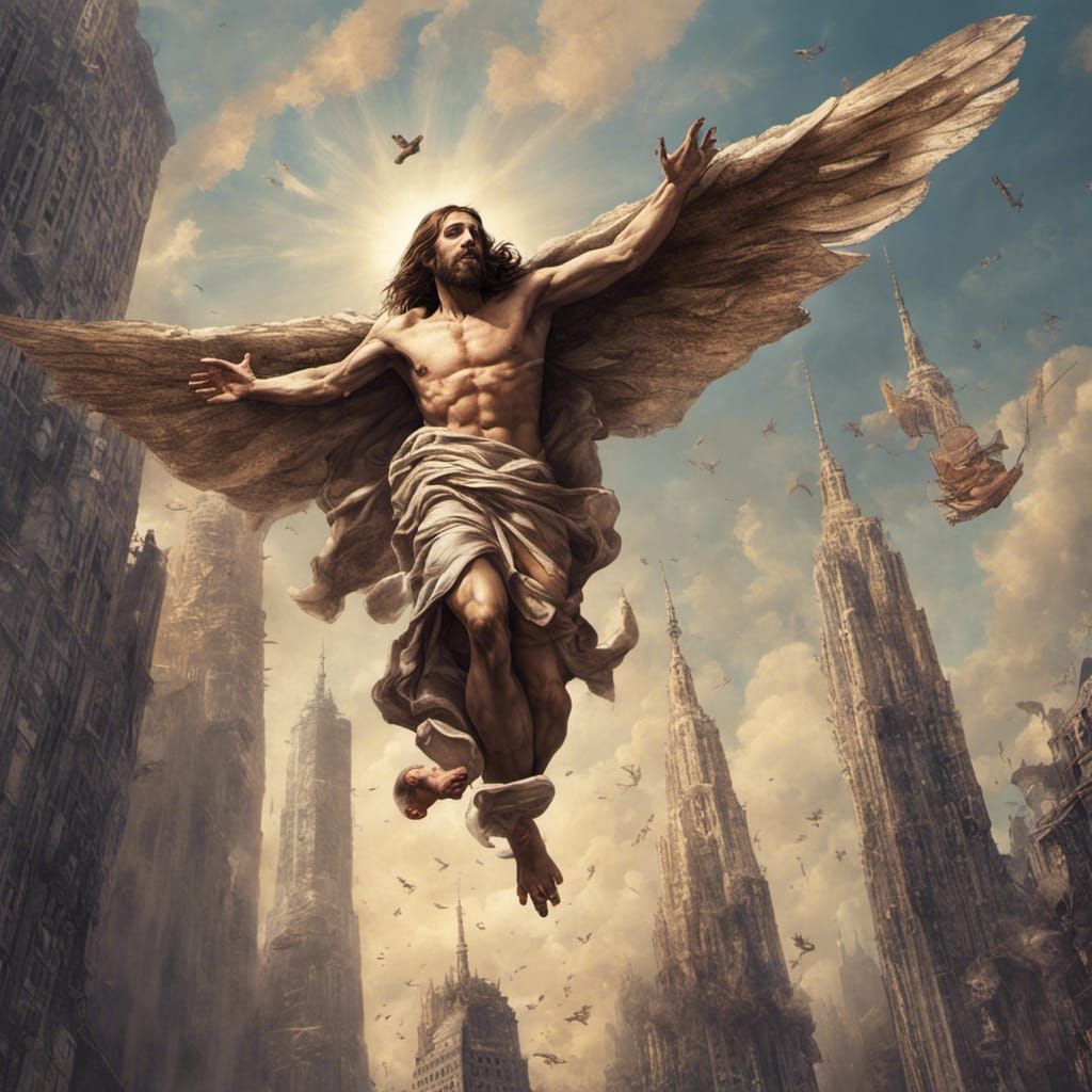 Jesus Christ Returns in Thrilling Fantasy Concept Art