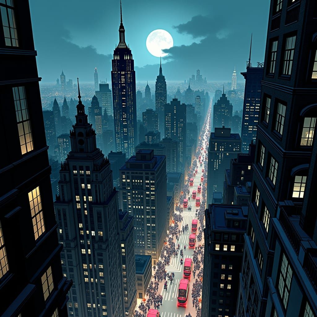 Villainous Gathering in Sin City-Inspired New York