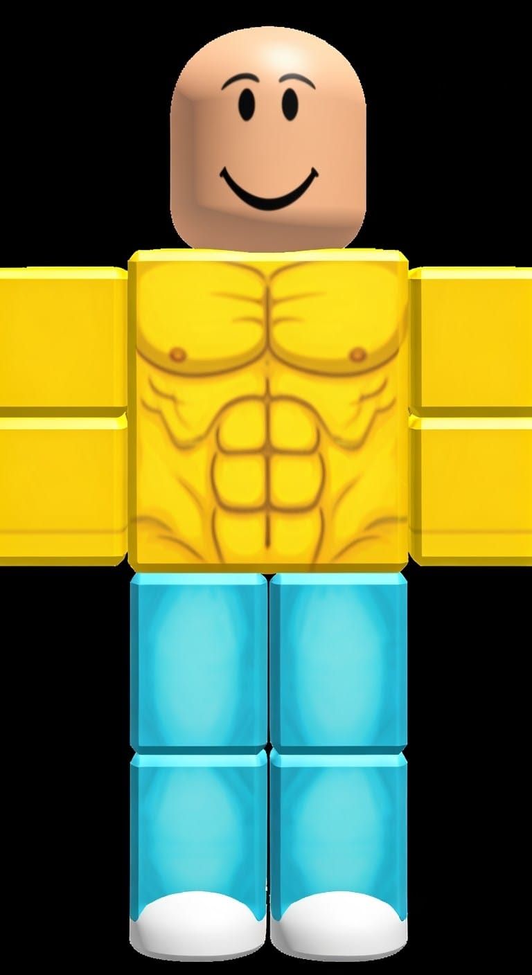 Pale Yellow Roblox Avatar T-Pose 3D