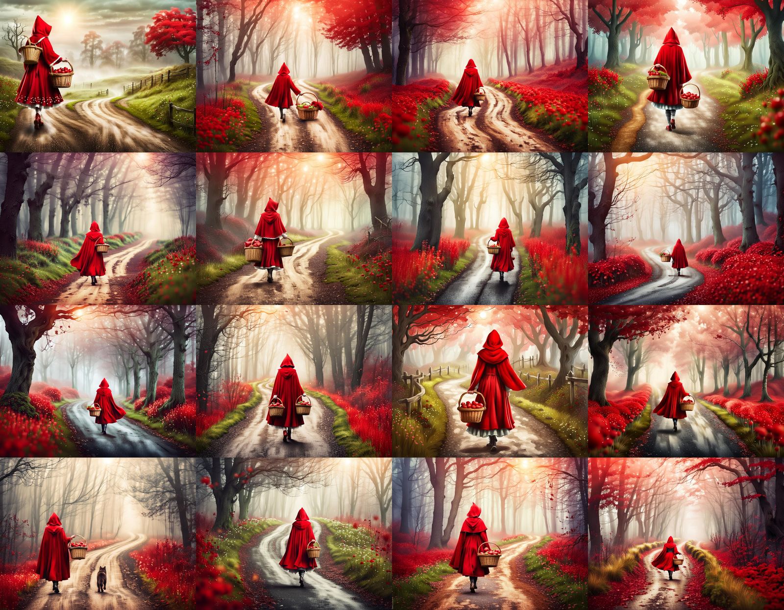 Little Red Riding Hood in Fairy Wonderland