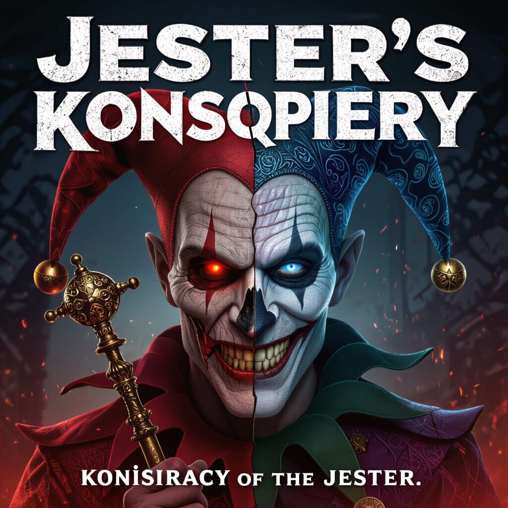 Jester's Konspiracy Movie Poster: Demigod's Dual Nature