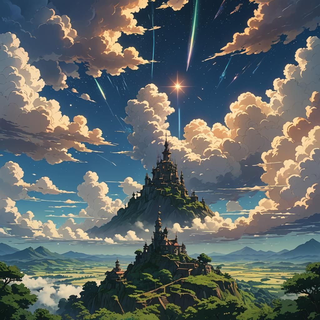 Nebula Sword Over Santiago: Studio Ghibli Anime