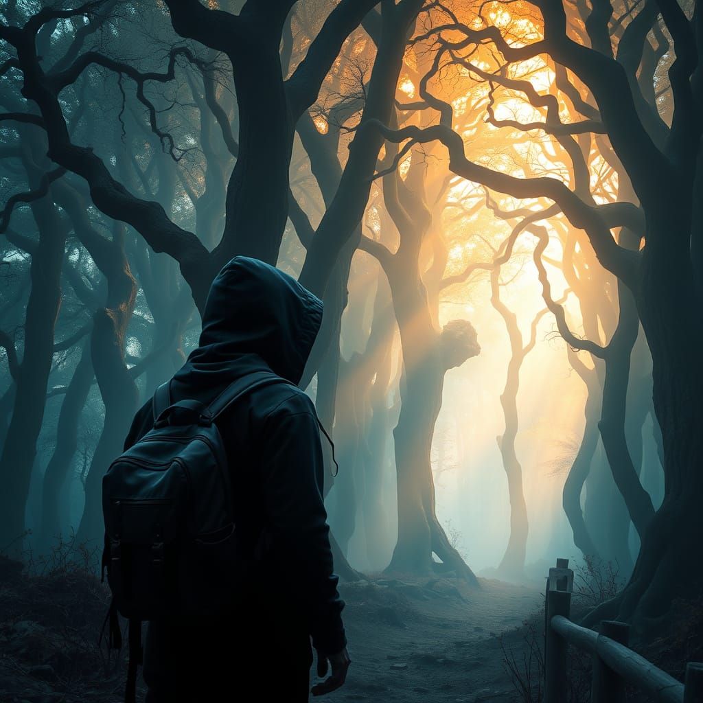 Glowing Ancient Forest Beckons the Wanderer