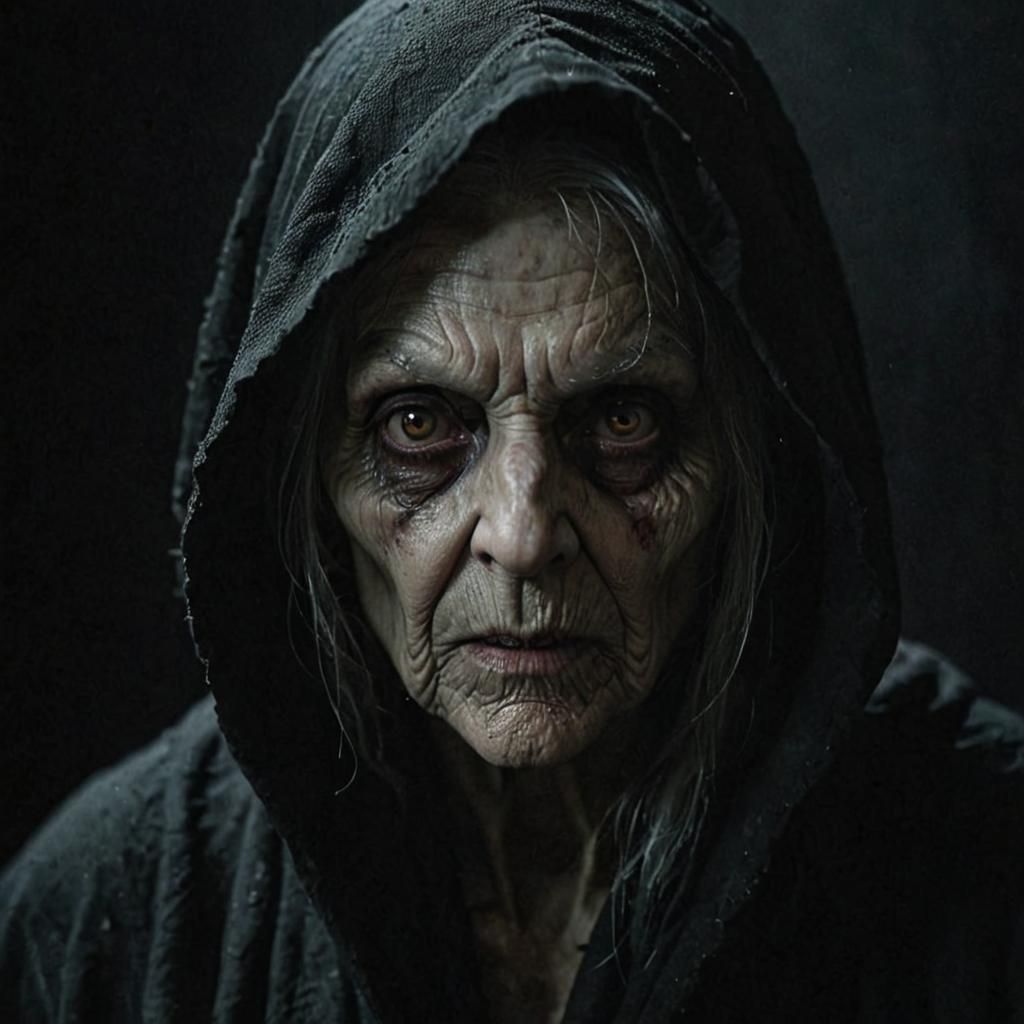 Portrait Of An Old Witch