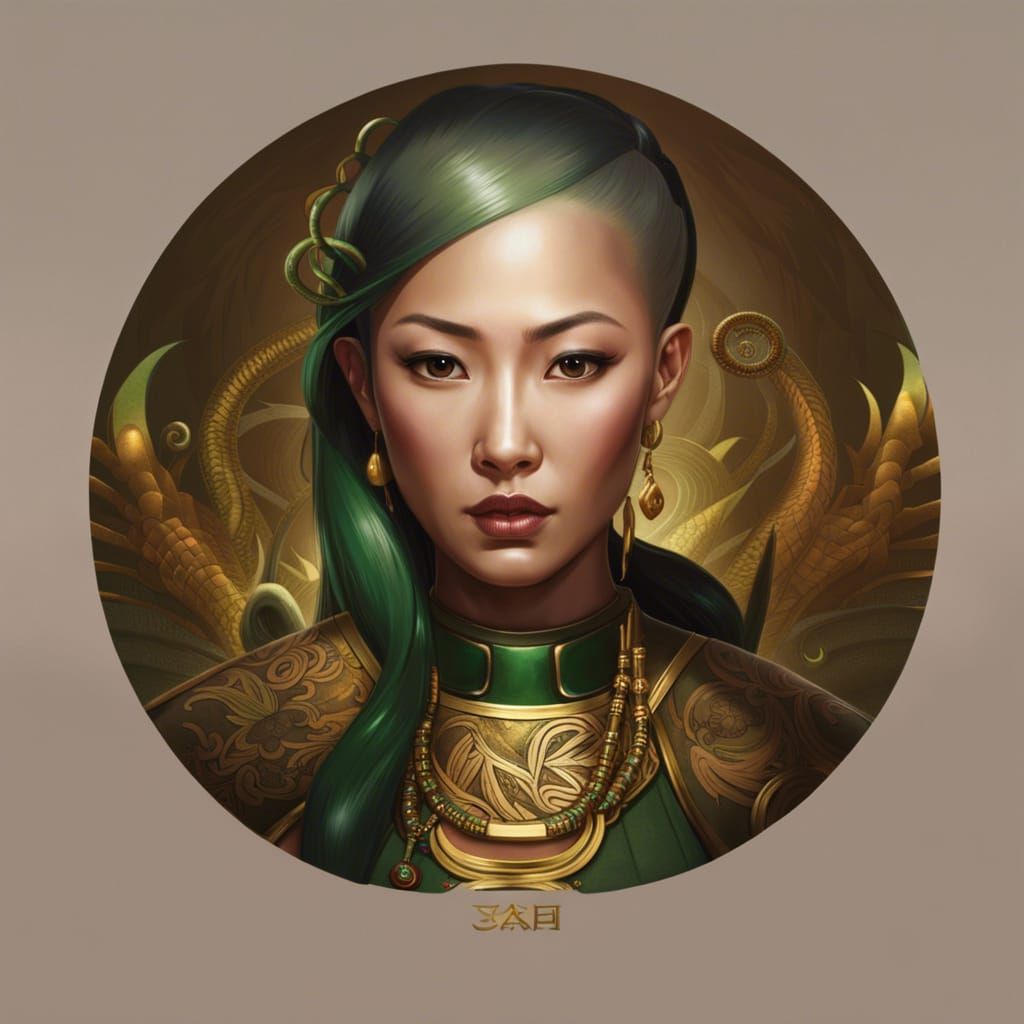Jade portrait