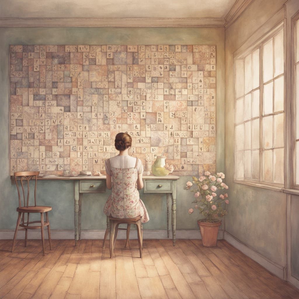 Elegant Morning Study in Whimsical Romanticism