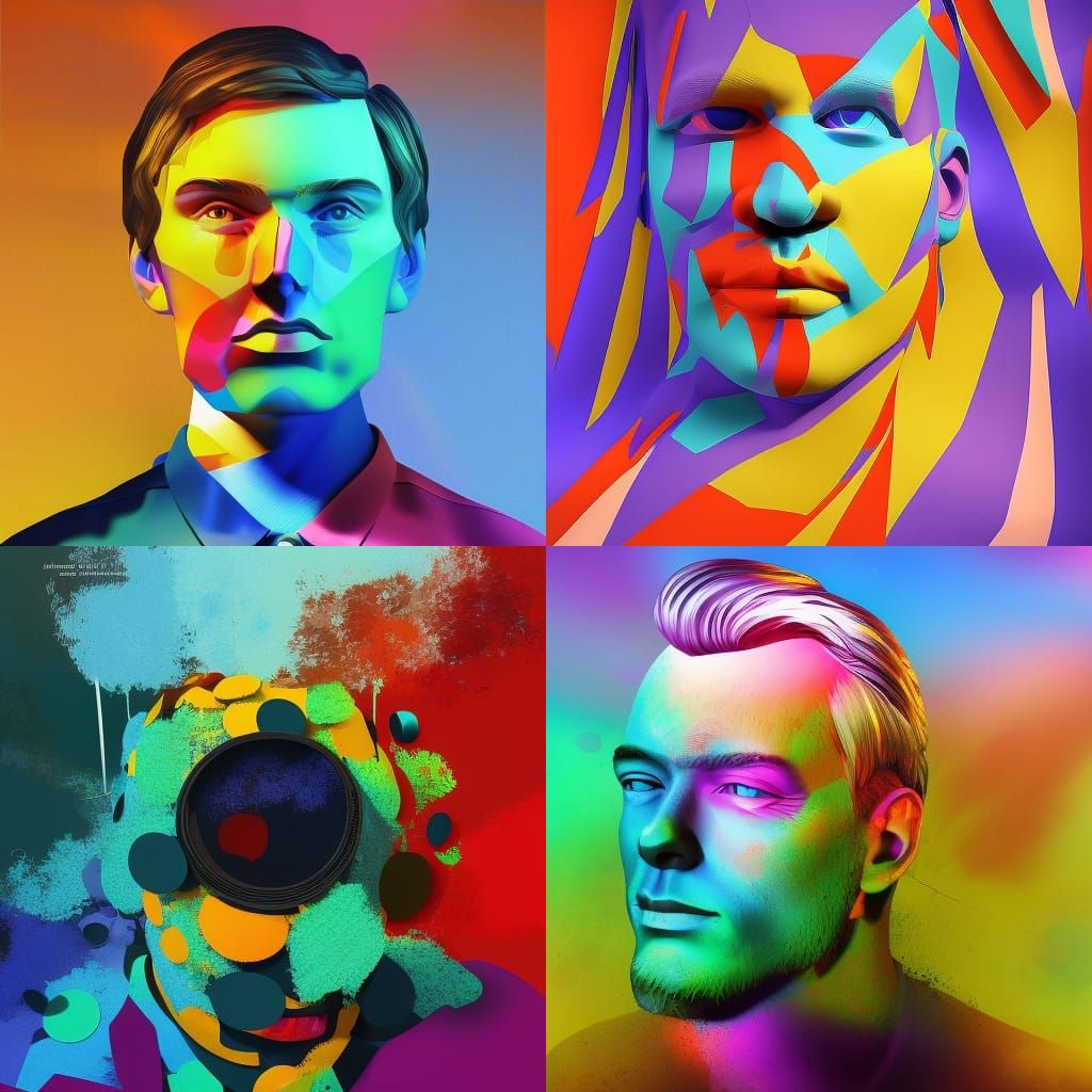 Arne Anka in High Contrast 3D Digital Art