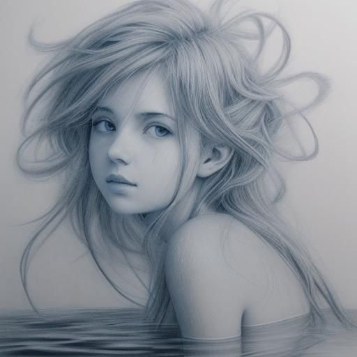 Elemental Convergence on a Blue Planet: Charcoal Drawing