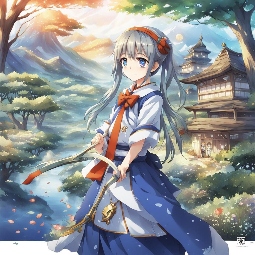 Anime Key Visual Manga Art