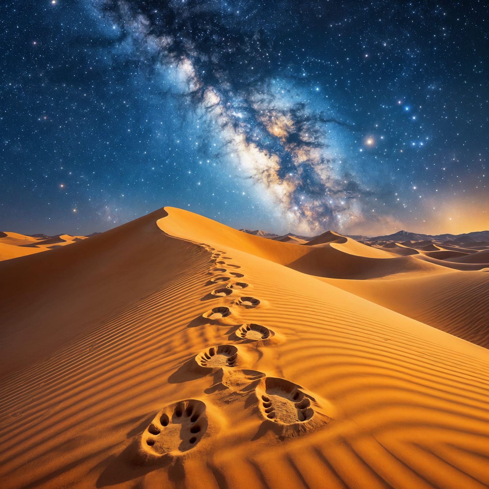 Pawprints to Galaxy: Surreal Cosmic Double Exposure