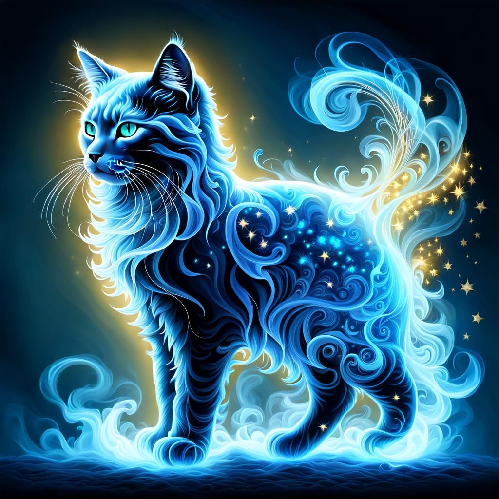 Glowing Cat