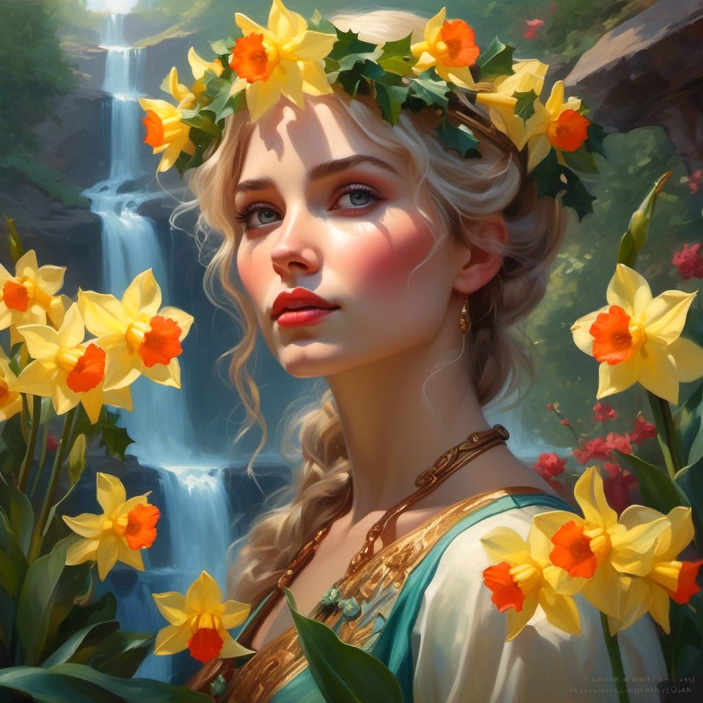 December birth flower Goddess