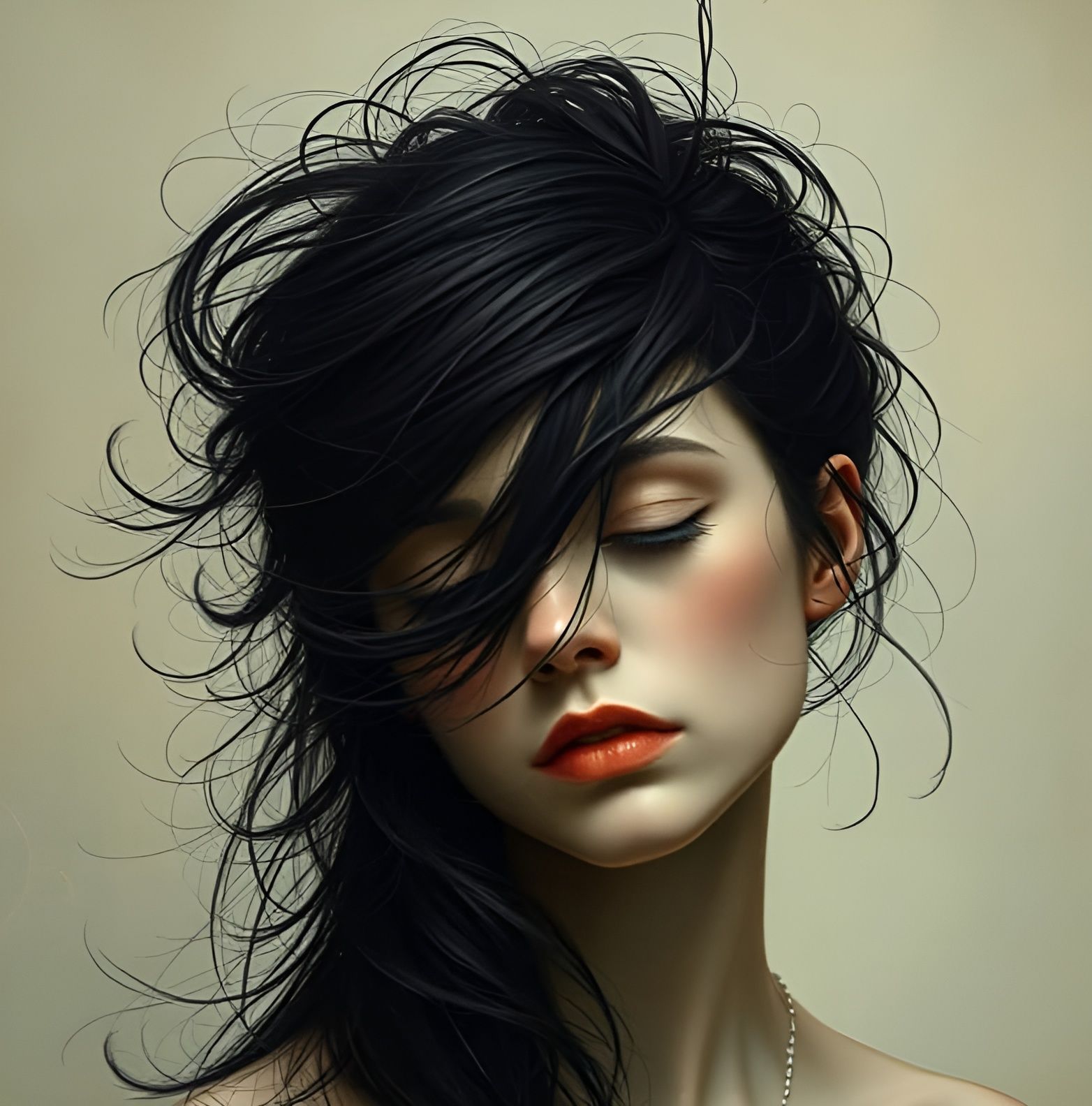 Tori Amos-Inspired Portrait of a Cornflake Girl