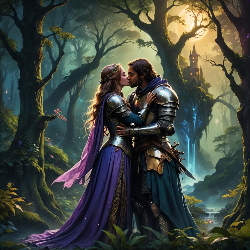 Romance in an enchanted forest