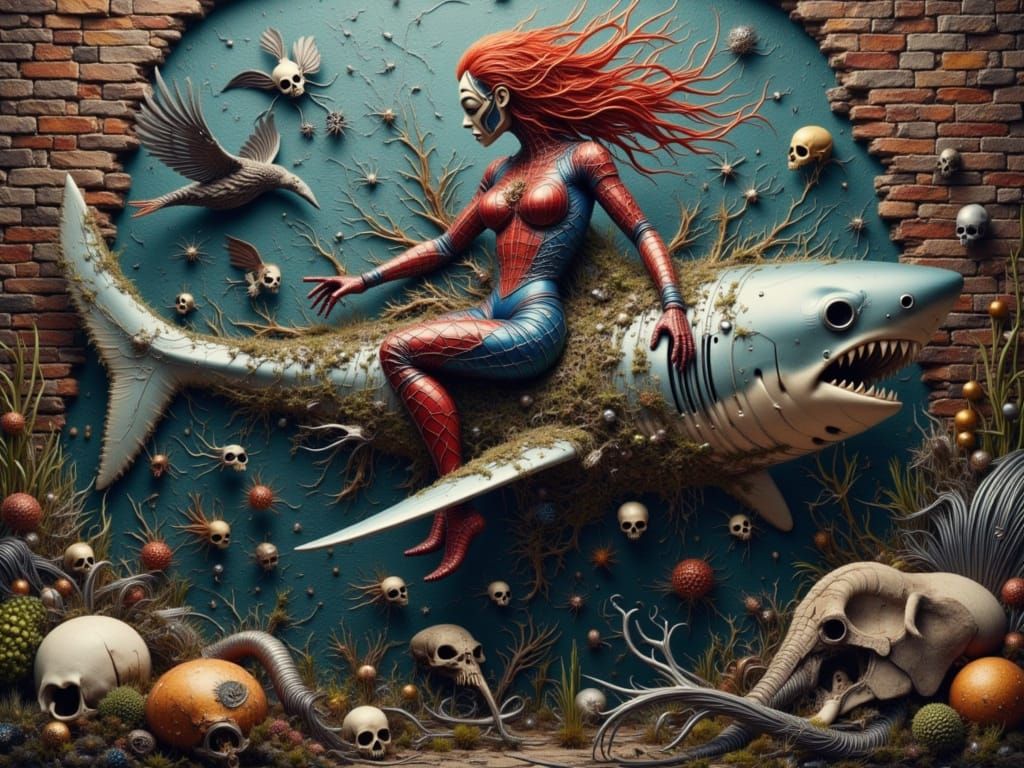 Spiderwitch the Shark Wrangler