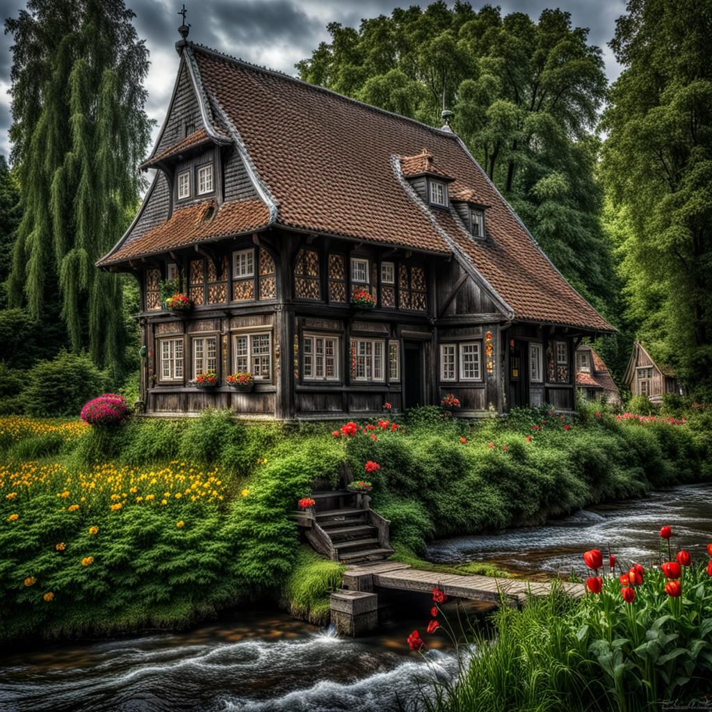 Dutch Winter Christmas Celebration with Santa