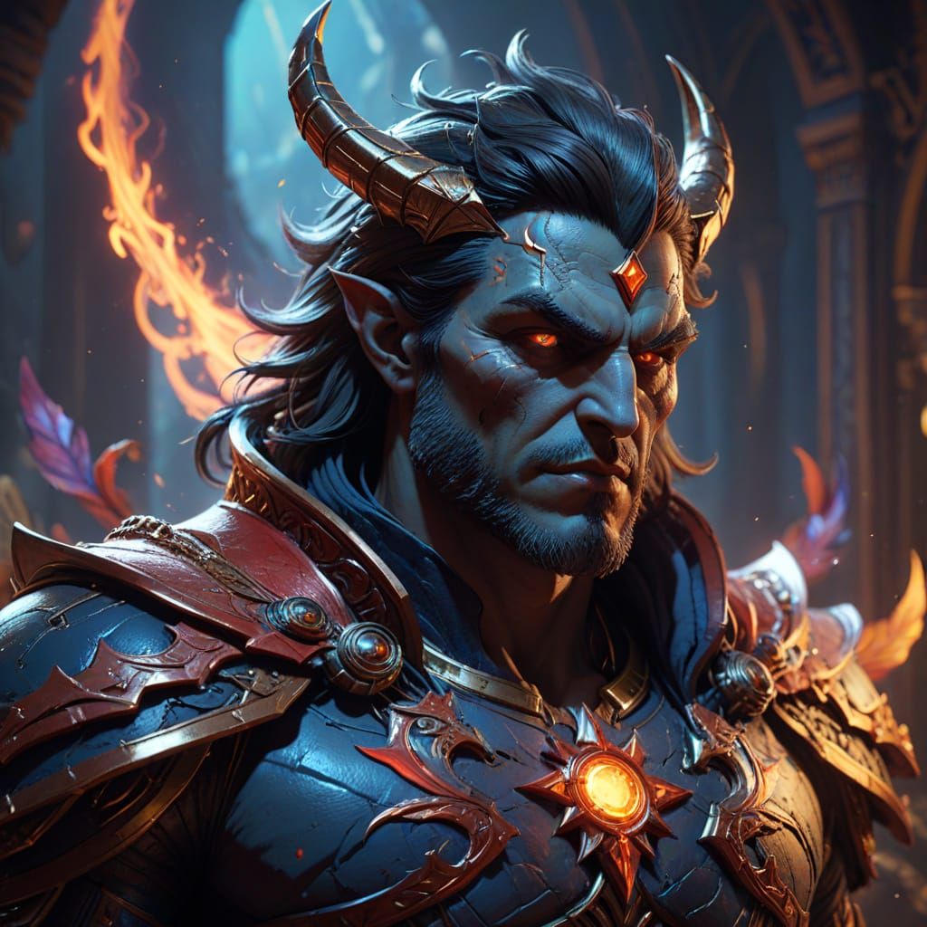 Trigon, DC Comics Demon in Hyper-Realistic Concept Art